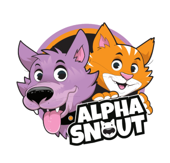 Alpha Snout Dog Talking Buttons Logo